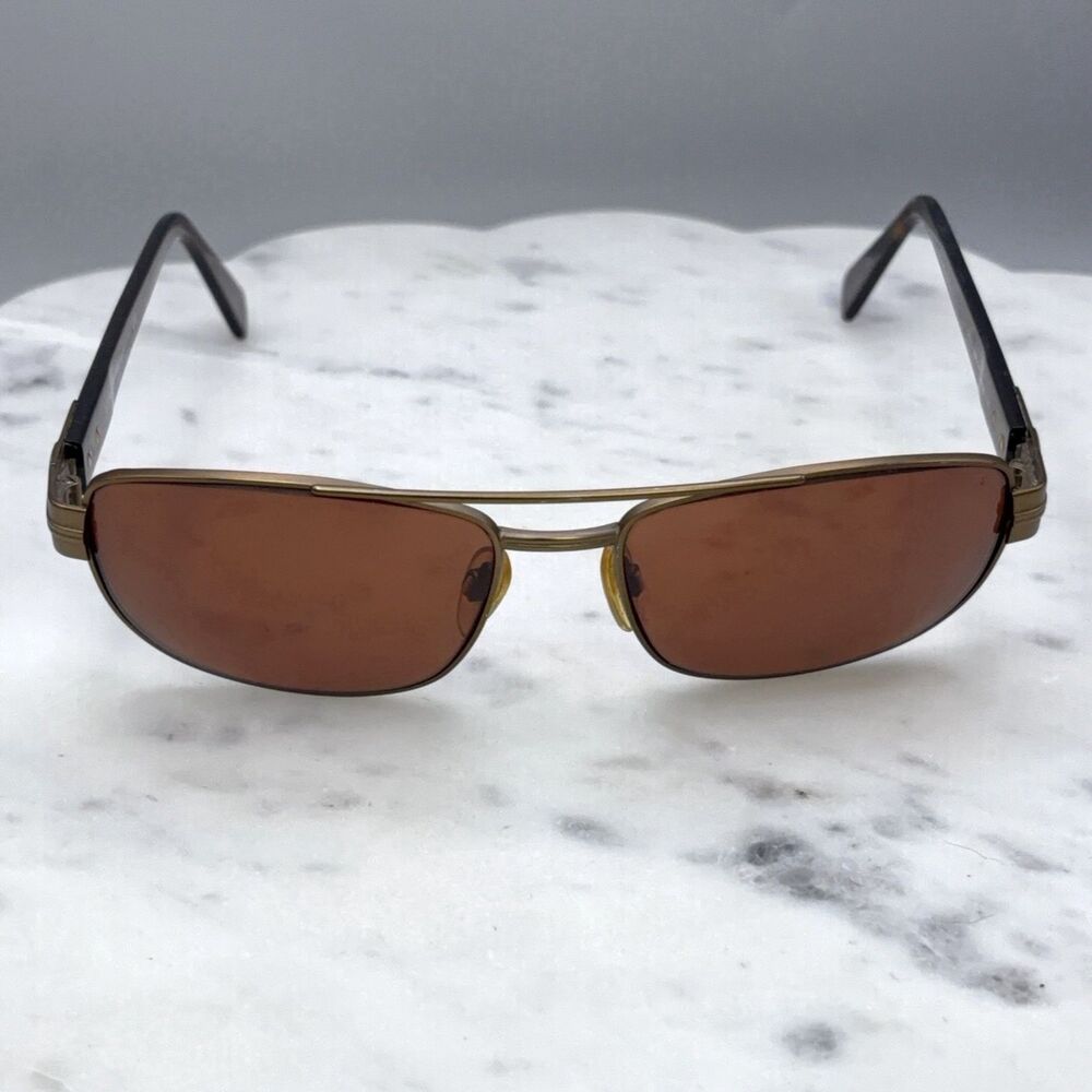 Sergio Tacchini ST 1060-S T8060-S-P Large Bronze Gold Sunglasses Frames Only 140 - Picture 2 of 10